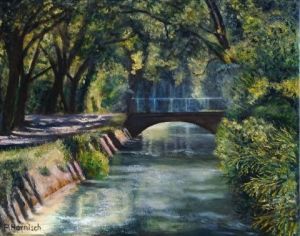 Voir le détail de cette oeuvre: Le long du canal